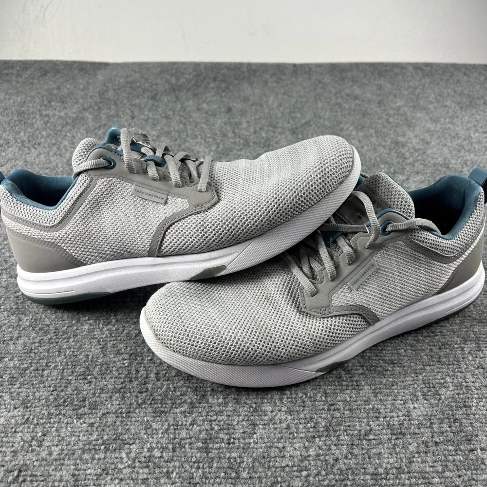 TravisMathew The Moneymaker‎ Golf Shoes Mens 10.5 Grey Blue Spikeless 1MAA224